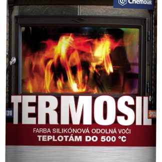 Chemolak Termosil špeciál K2010 1996 čierna 0,75l do 500°C