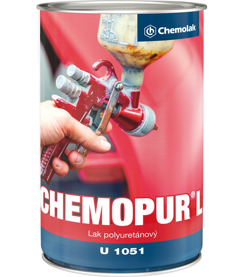 Chemolak U1051 Chemopur L Polyuretánový lak lesklý transparentný na polyuretánové emaily 0,6l