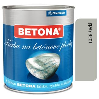 Chemolak U2043 Betona 1038 sivá - Farba na betón 0,75l